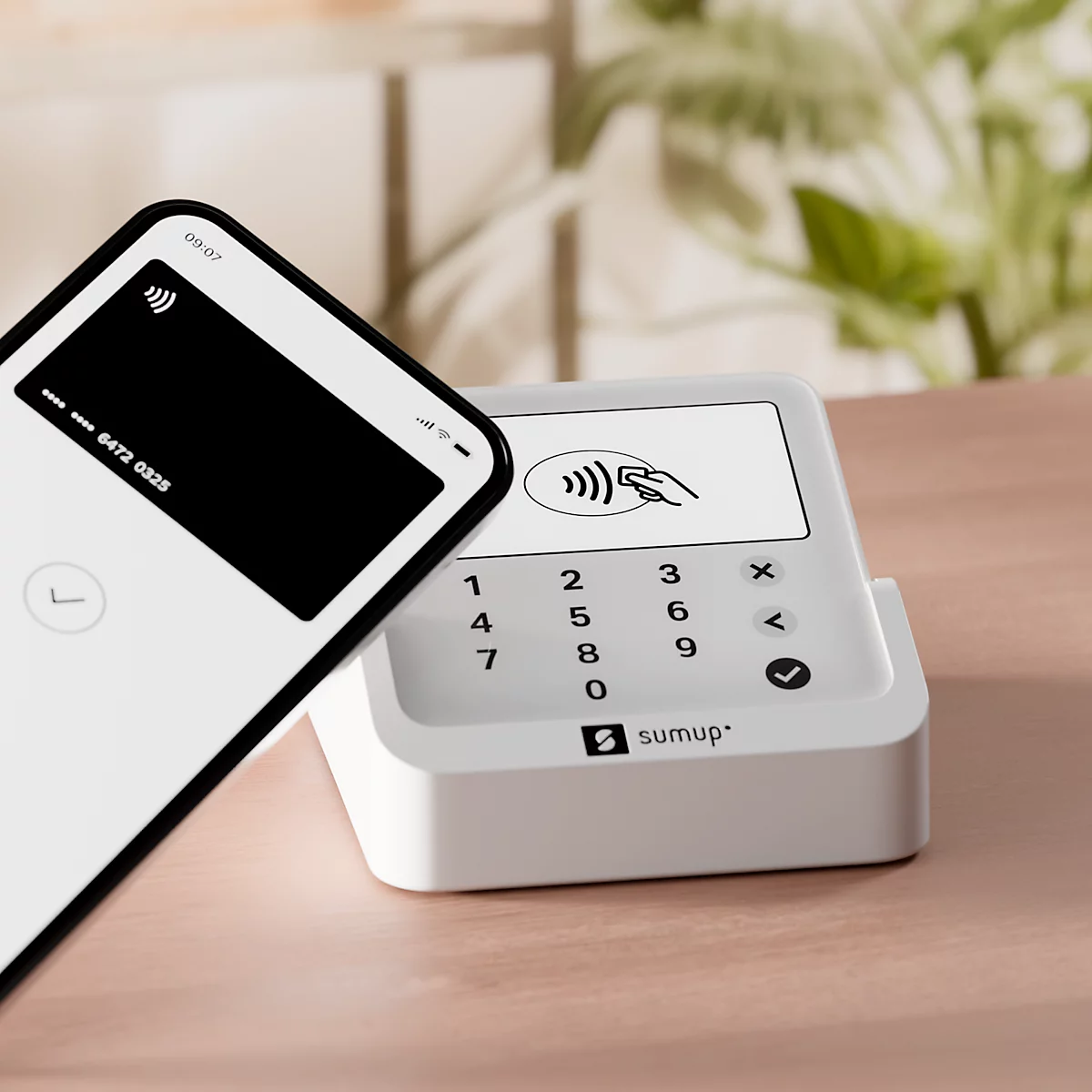 SumUp Solo Lite EC &amp; creditcardterminal incl. oplaadstation, draadloos, met meer dan 1.000 betalingen per batterijlading