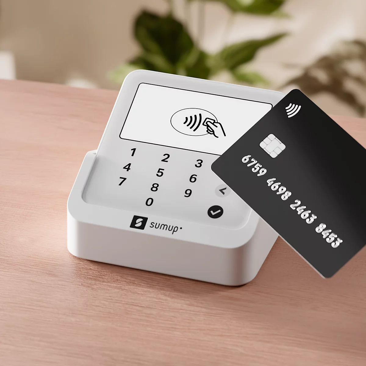 SumUp Solo Lite EC &amp; creditcardterminal incl. oplaadstation, draadloos, met meer dan 1.000 betalingen per batterijlading