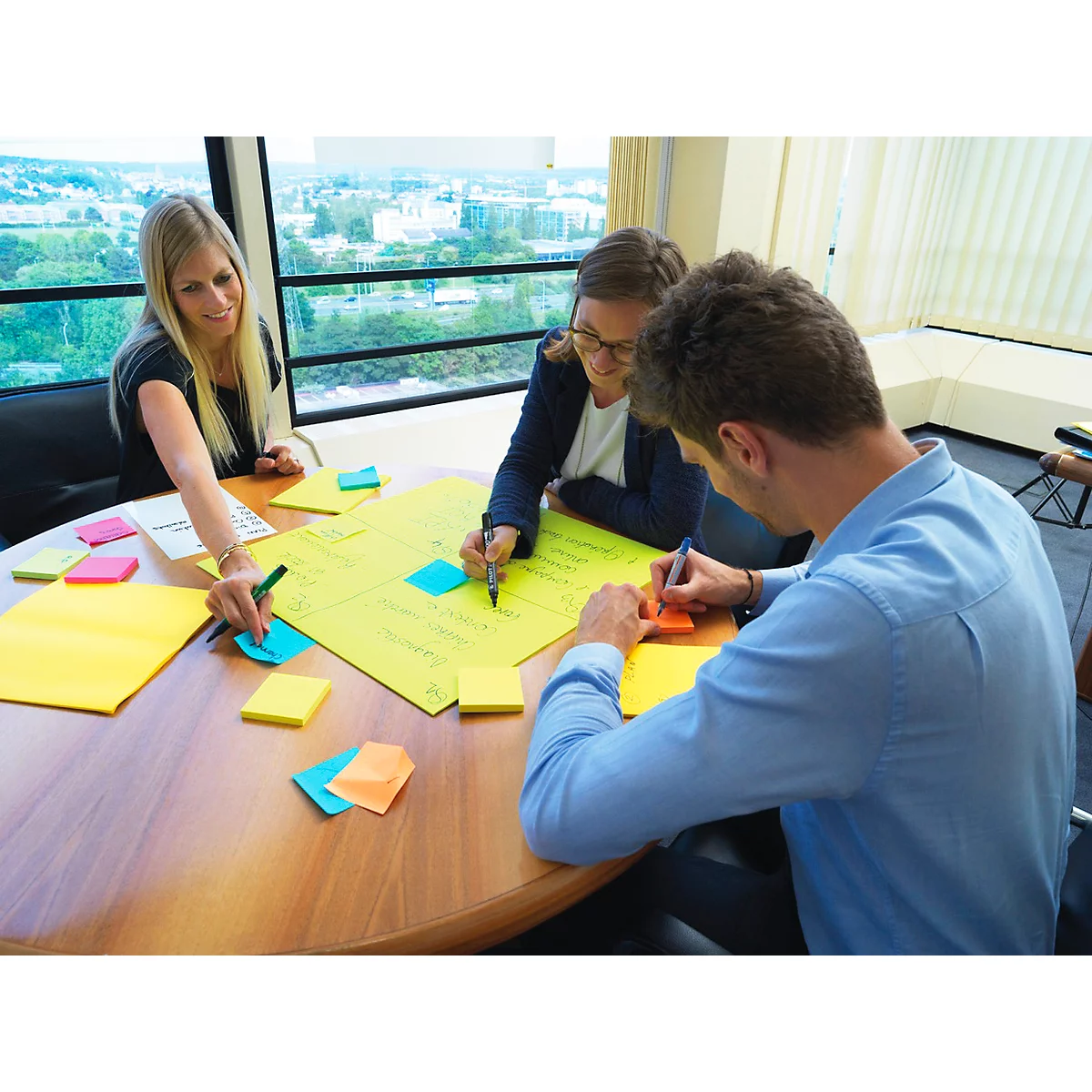 Super Sticky Big Notes BN11-EU Post-it®, 279 x 279 mm, 30 feuilles, jaune