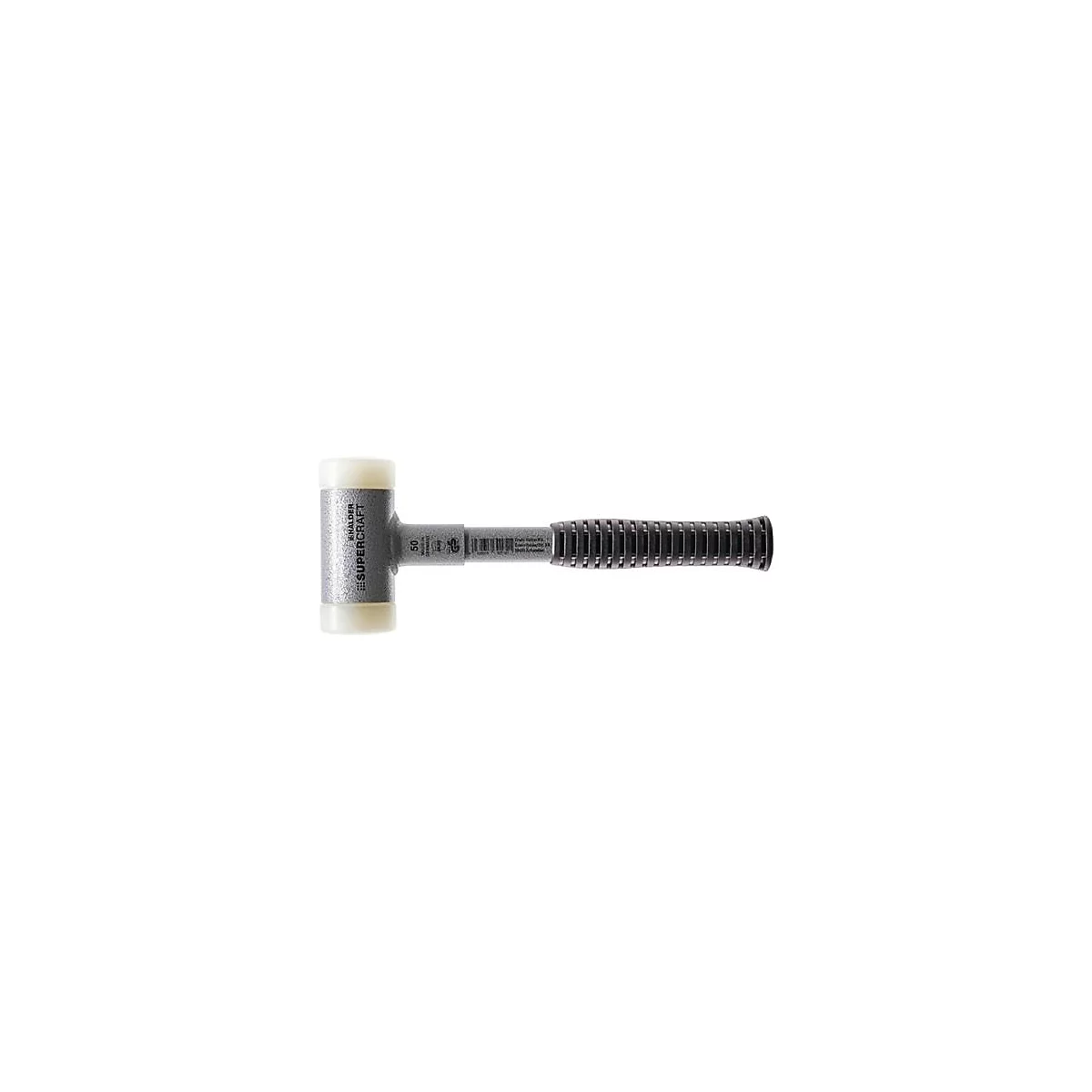 SUPERCRAFT hamer met zachte voorkant Totaal L.305mm Kop D.45mm STA