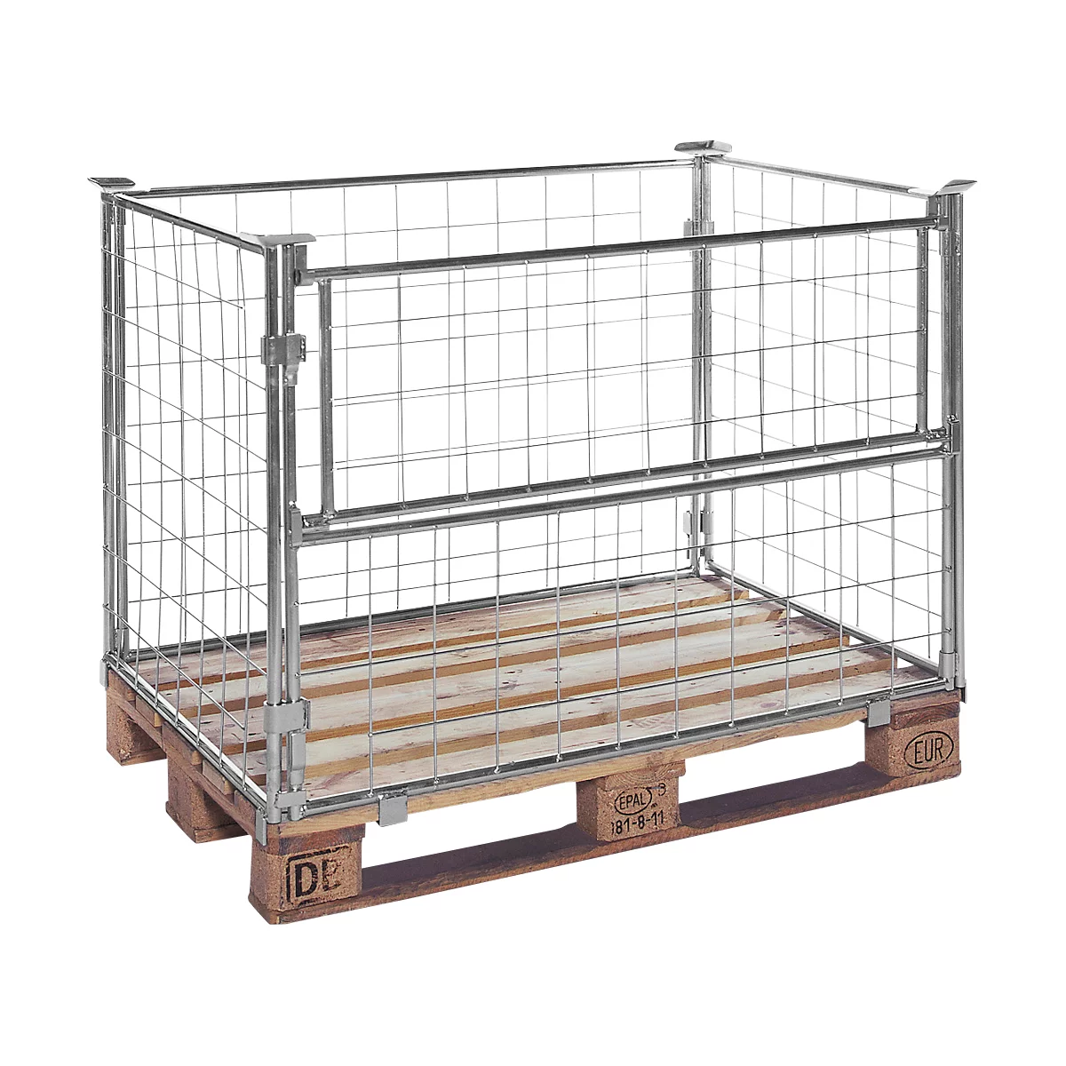 Support à palettes type 64, 1200 x 800 x 1600 mm, galvanisé