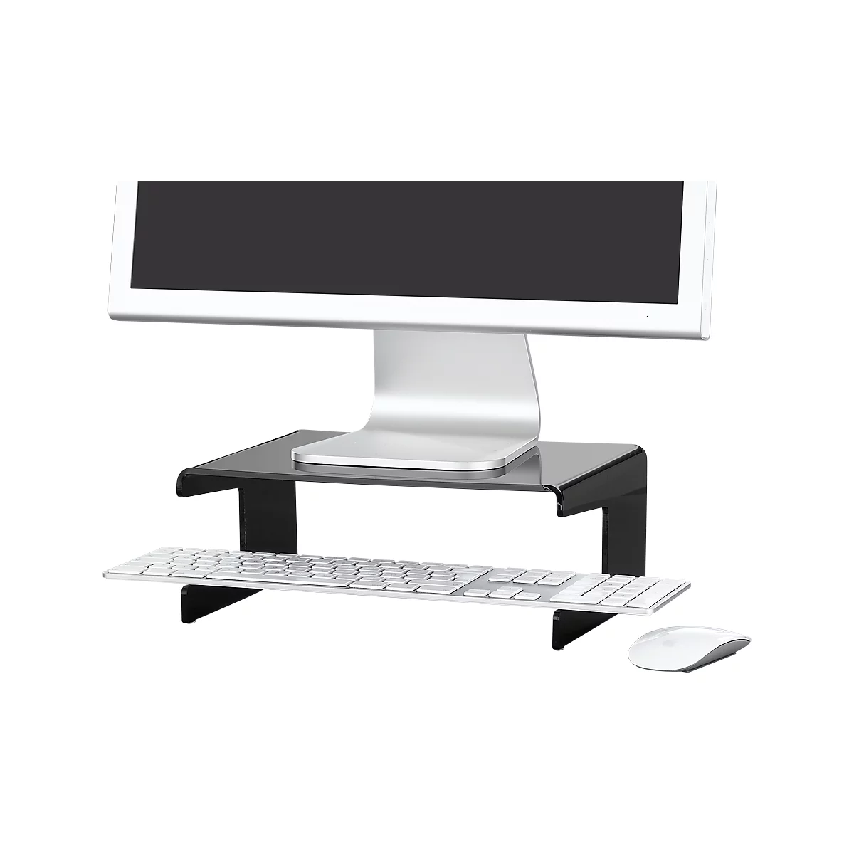 Support acrylique pour écrans plats, noir
