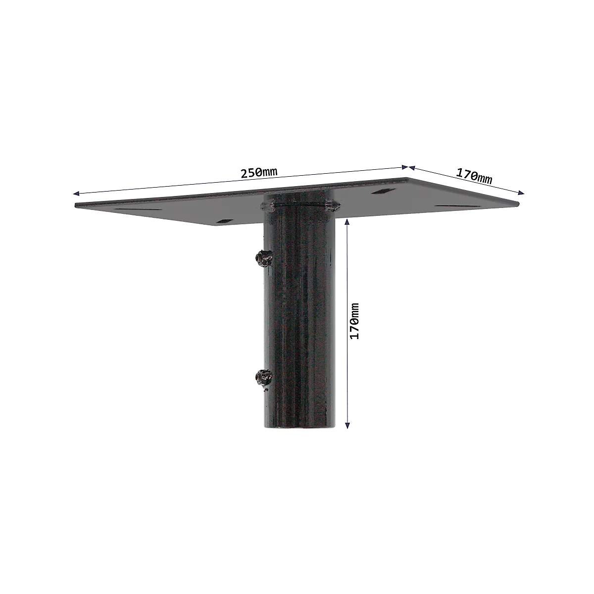 Support avec adaptateur Swiss Mail Box