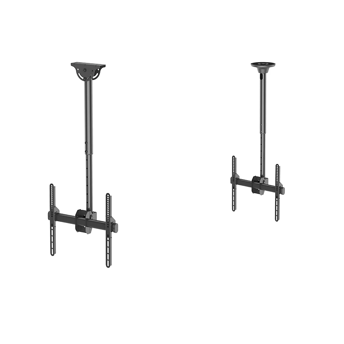Support d'écran de plafond NM-C440BLACK NewStar, jusqu'à 60', inclinable/rotatif/pivotant, hauteur ajustable