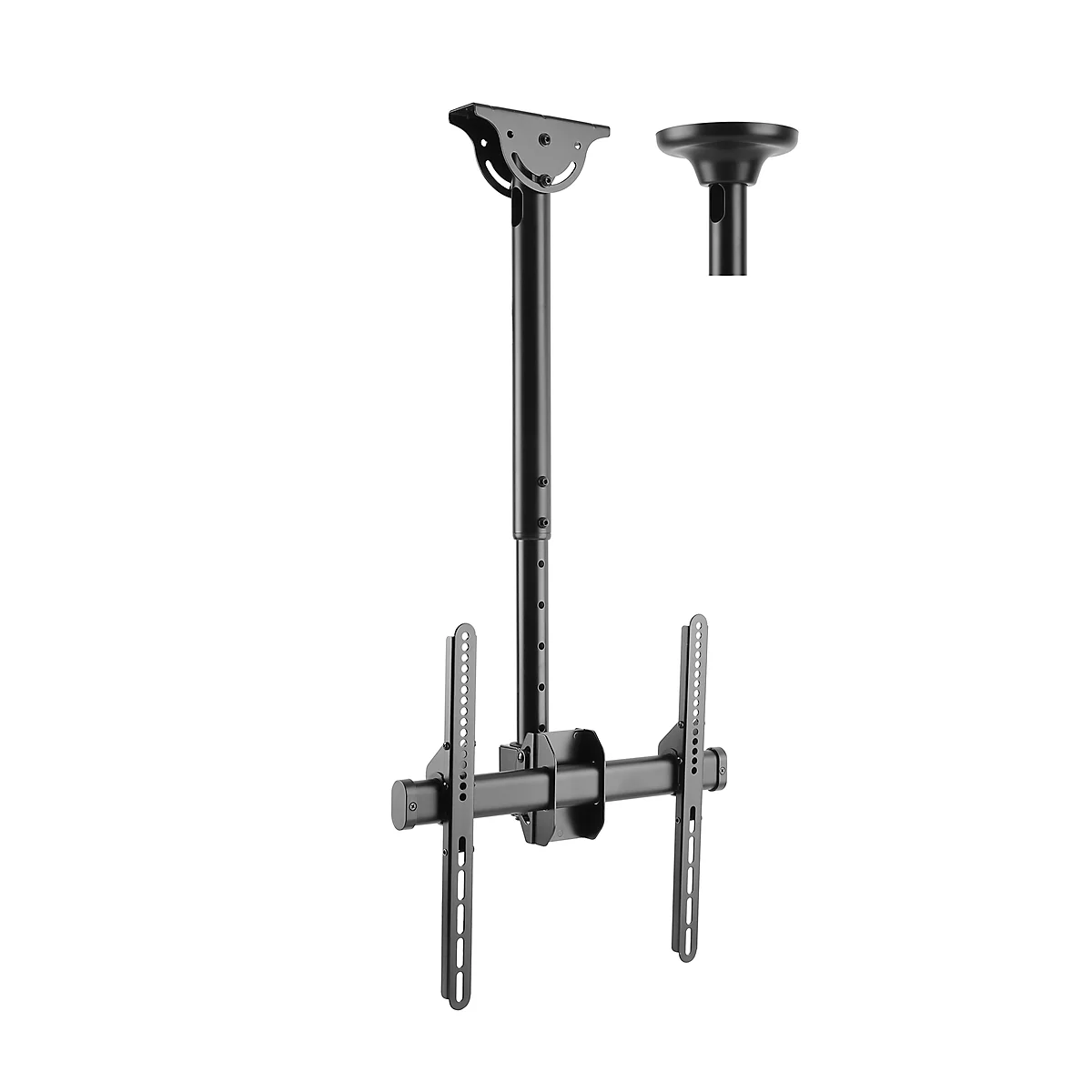 Support d'écran de plafond NM-C440BLACK NewStar, jusqu'à 60', inclinable/rotatif/pivotant, hauteur ajustable