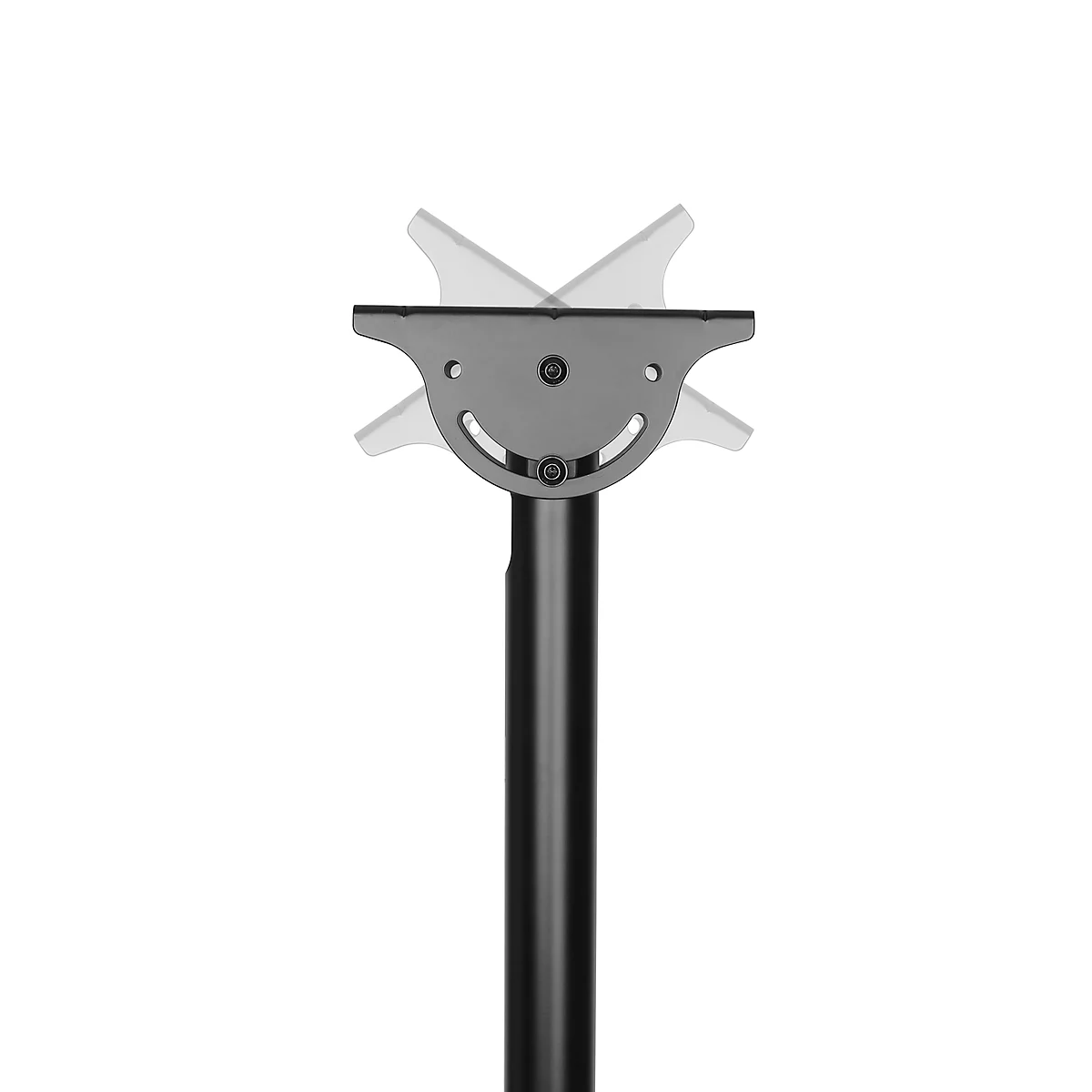 Support d'écran de plafond NM-C440BLACK NewStar, jusqu'à 60', inclinable/rotatif/pivotant, hauteur ajustable