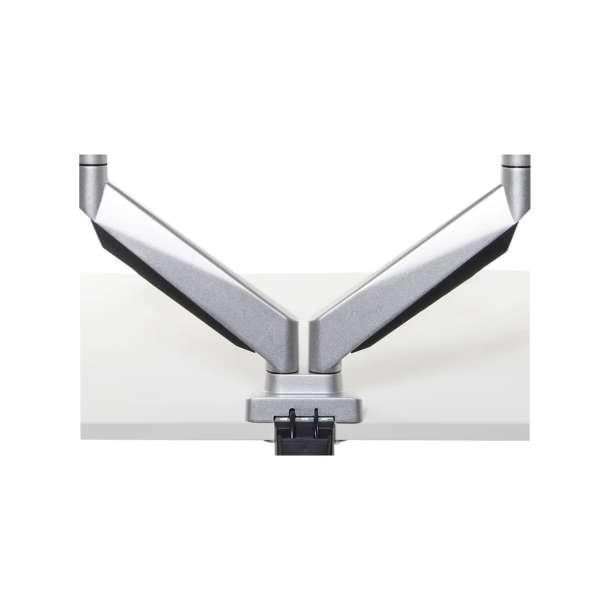 Support d'écran double Smart Office 12 Bakker Elkhuizen, jusqu'à 27', support de table, hauteur ajustable,