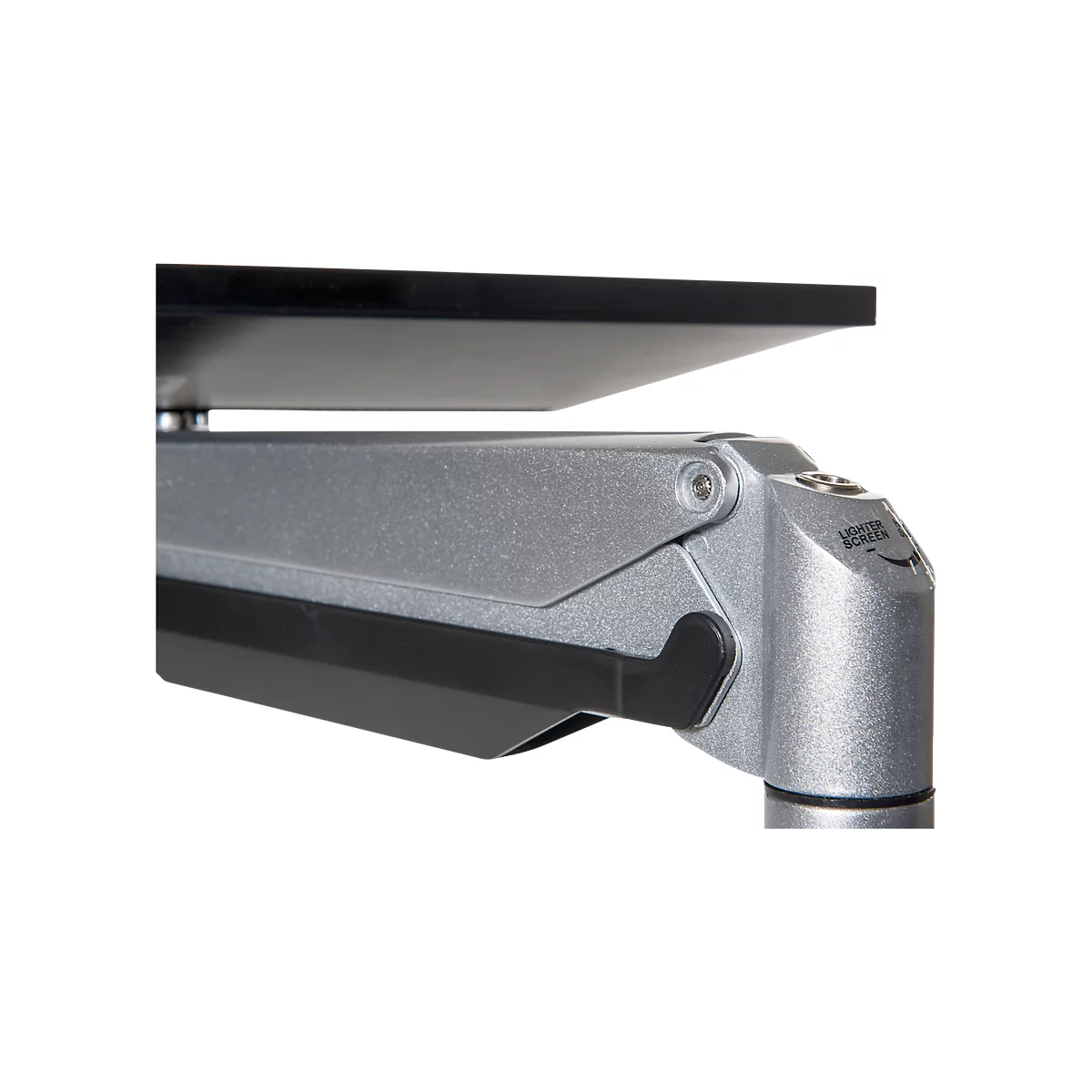 Support d'écran double Smart Office 12 Bakker Elkhuizen, jusqu'à 27', support de table, hauteur ajustable,