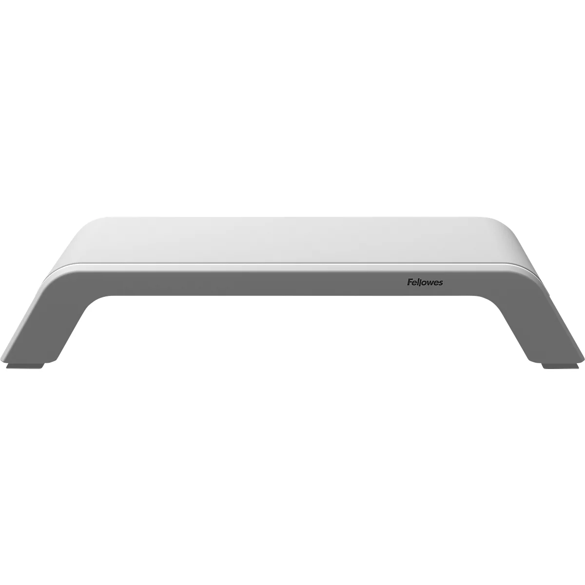 Support d'écran Fellowes Hana™ LT, pour 1 écran jusqu'à 22,6 kg, réglable en hauteur sur 3 positions, avec espace de rangement, L 560 x P 222 x H 102 mm, blanc
