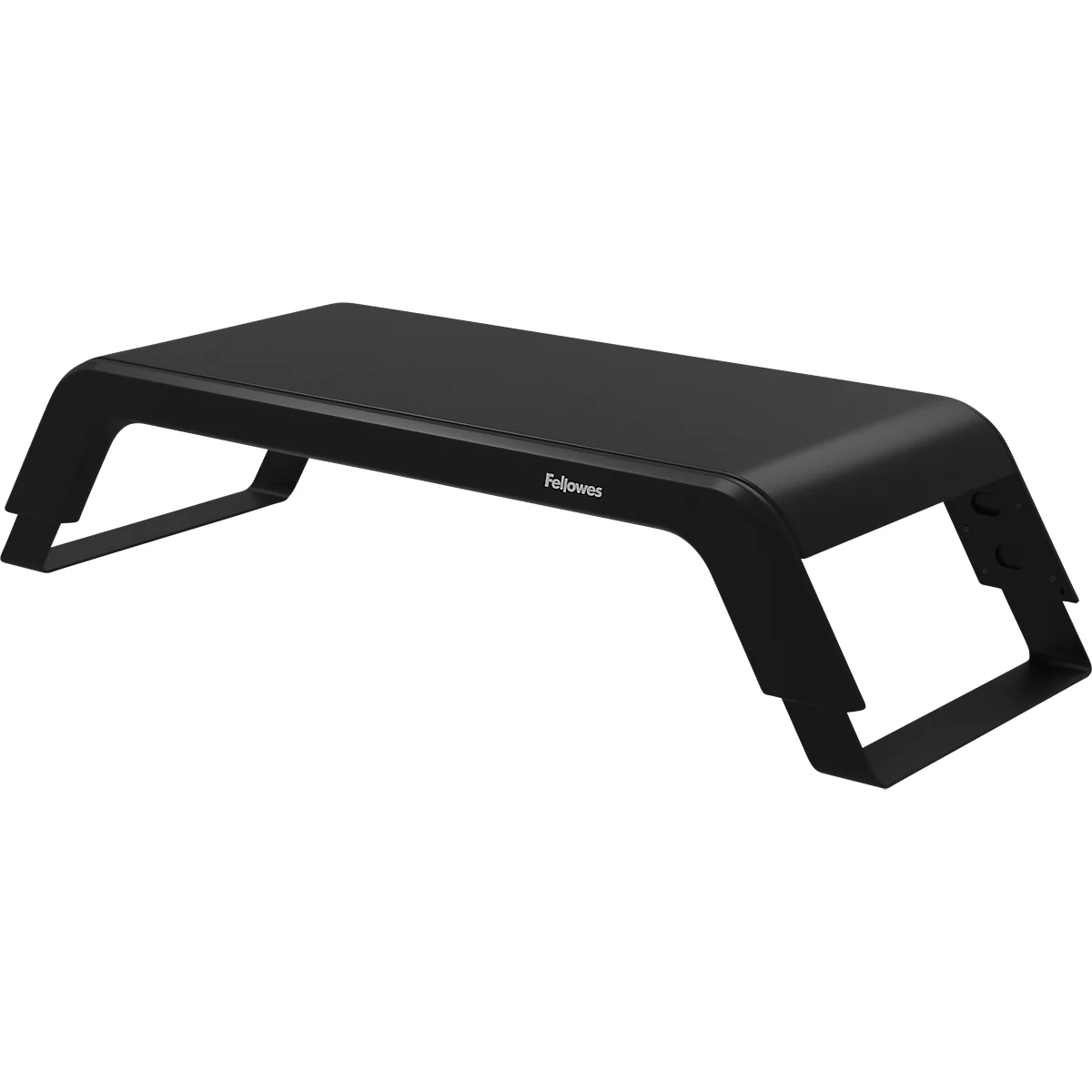Support d'écran Fellowes Hana™ LT, pour 1 écran jusqu'à 22,6 kg, réglable en hauteur sur 3 positions, avec espace de rangement, L 560 x P 222 x H 102 mm, noir