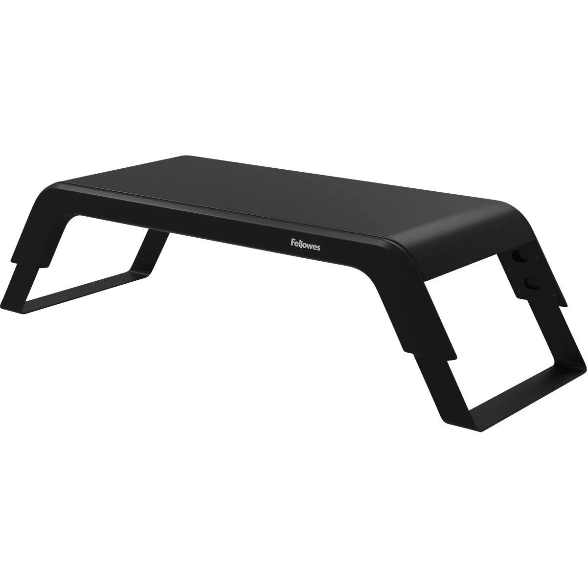 Support d'écran Fellowes Hana™ LT, pour 1 écran jusqu'à 22,6 kg, réglable en hauteur sur 3 positions, avec espace de rangement, L 560 x P 222 x H 102 mm, noir