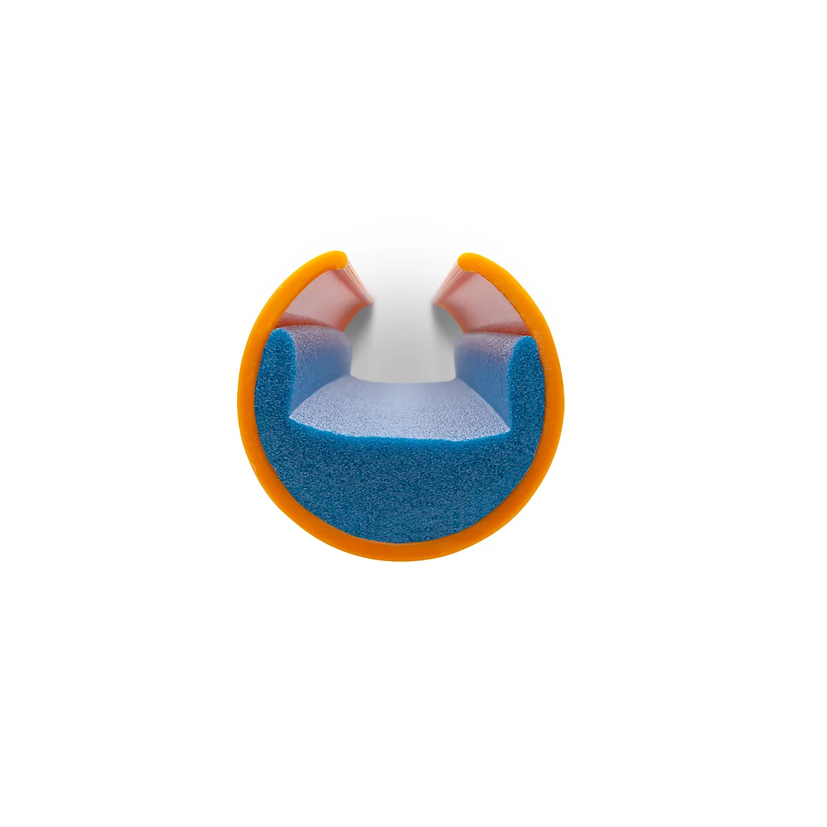 Support d'étagère de protection a.m.p.e.r.e. ECO RACK, adapté au stockage en congélation, couleur signal, plastique recyclé, L 101-110 x H 600 mm