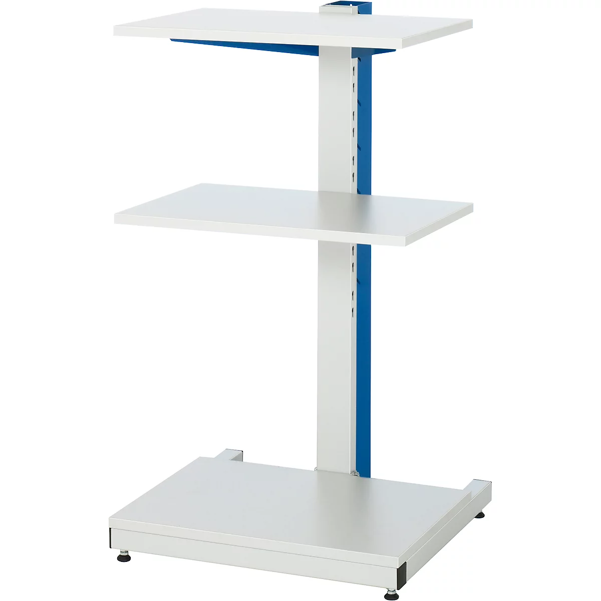 Support d'ordinateur type 6001, l. 650 x P 650 x H 1150 mm, fixe