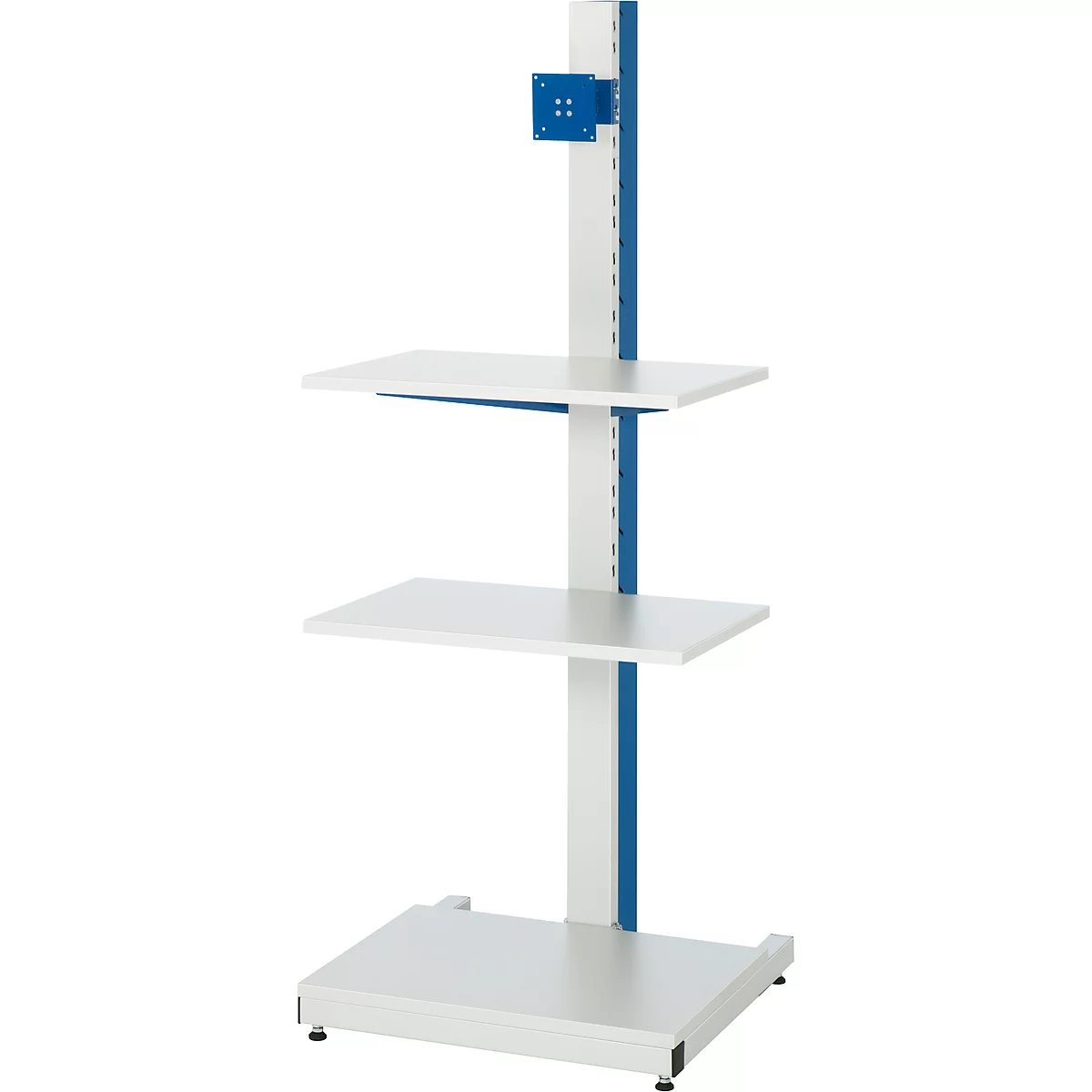 Support d'ordinateur type 6018, l. 650 x P 650 x H 1850 mm, fixe
