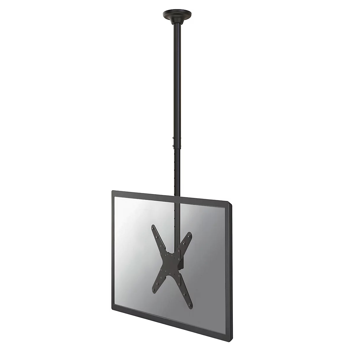 Support de plafond pour écran plat FPMA-C340 NewStar, jusqu'à 75', inclinable/pivotant, hauteur ajustable, jusqu'à 50 kg