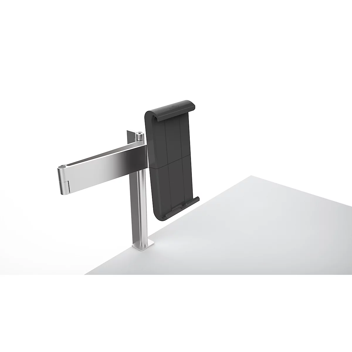 Support de tablette DURABLE CLAMP, pour plateaux 7-13', bras pivotant rotatif et pince de table