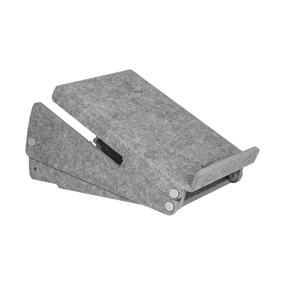 Support ergonomique durable pour PC portable Ergo-Top 320 Circular Bakker Elkhuizen, en acrylate 60% de matériaux recyclés, jusqu'à 17 pouces, gris