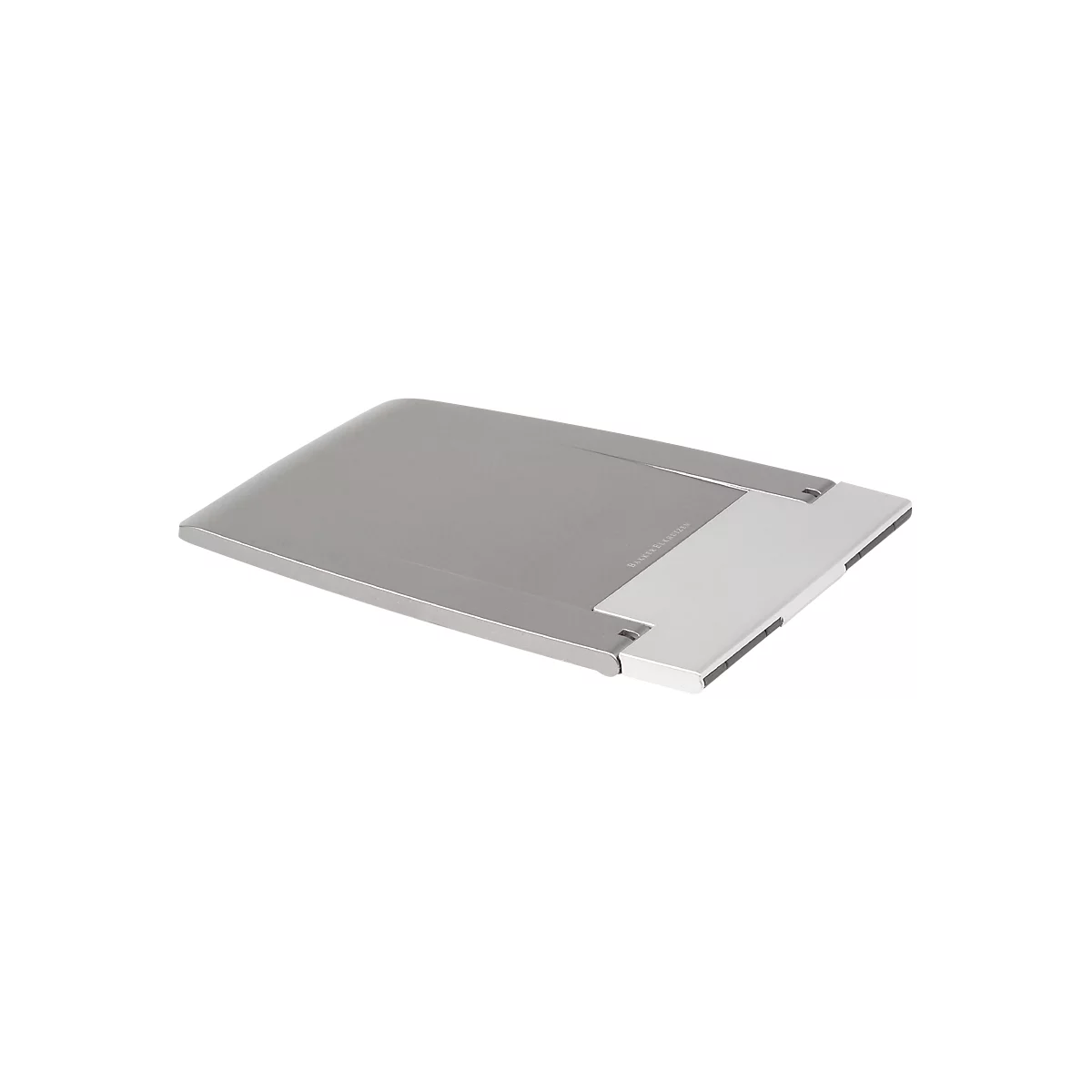Support ergonomique pour PC portable Ergo-Q 330 BakkerElkhuizen, hauteur ajustable, jusqu'à 17 pouces, pratique même en déplacement