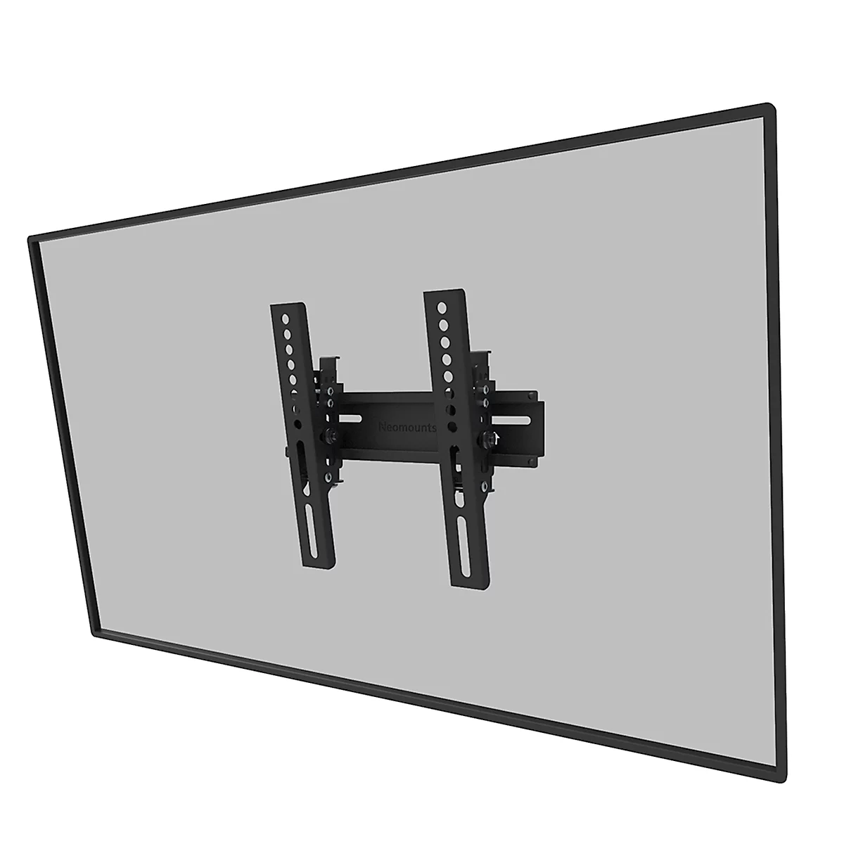 Support mural Neomounts® by Newstar WL35-350BL12, pour 1 écran 24-55' &amp; jusqu'à 25 kg, inclinable, verrouillable, VESA, 5 ans de garantie, noir