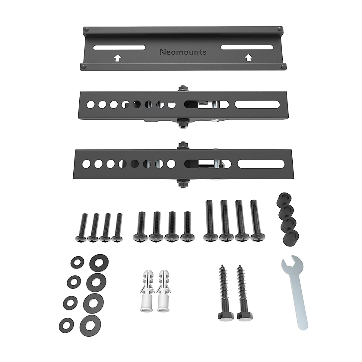 Support mural Neomounts® by Newstar WL35-350BL12, pour 1 écran 24-55' &amp; jusqu'à 25 kg, inclinable, verrouillable, VESA, 5 ans de garantie, noir