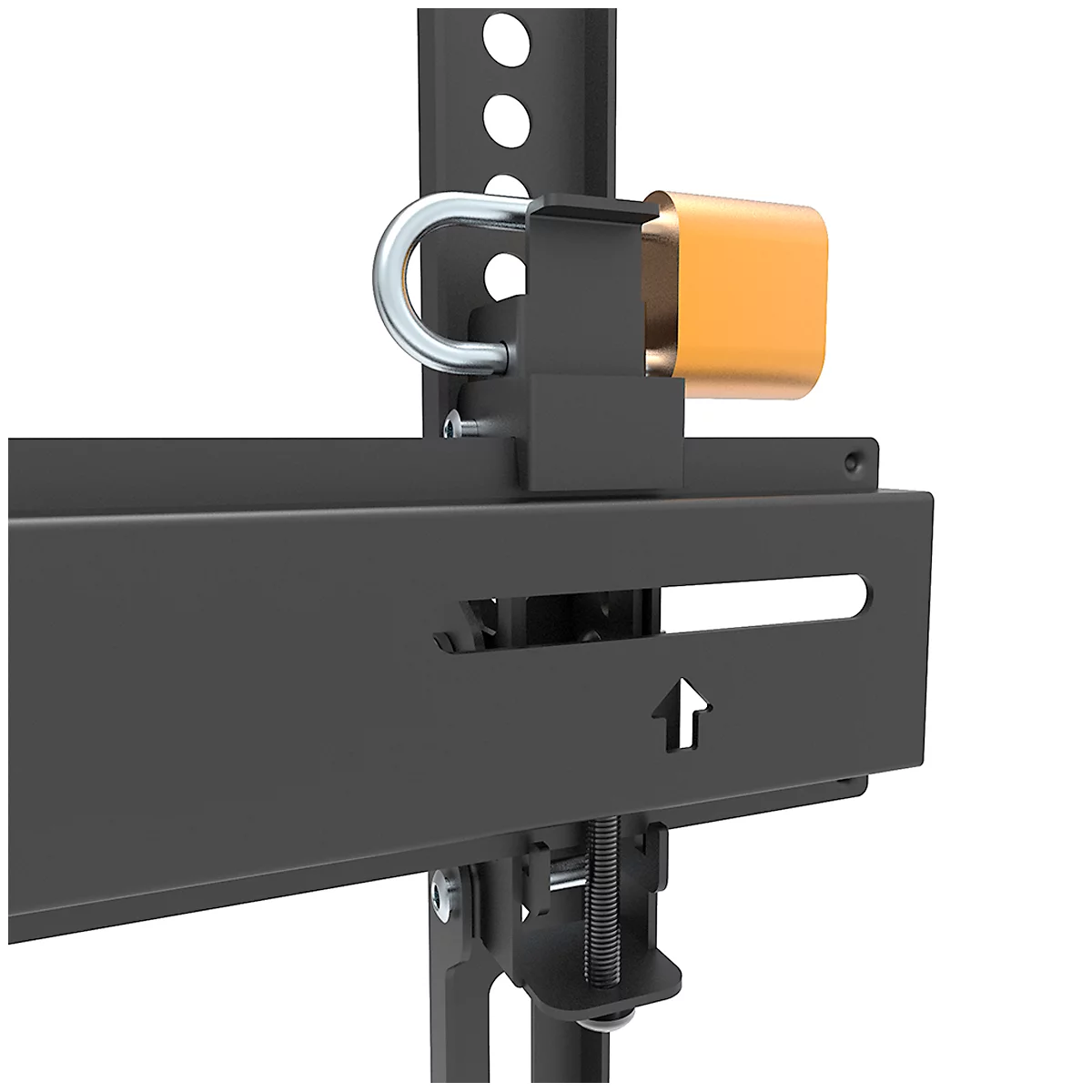 Support mural Neomounts® by Newstar WL35-350BL12, pour 1 écran 24-55' &amp; jusqu'à 25 kg, inclinable, verrouillable, VESA, 5 ans de garantie, noir