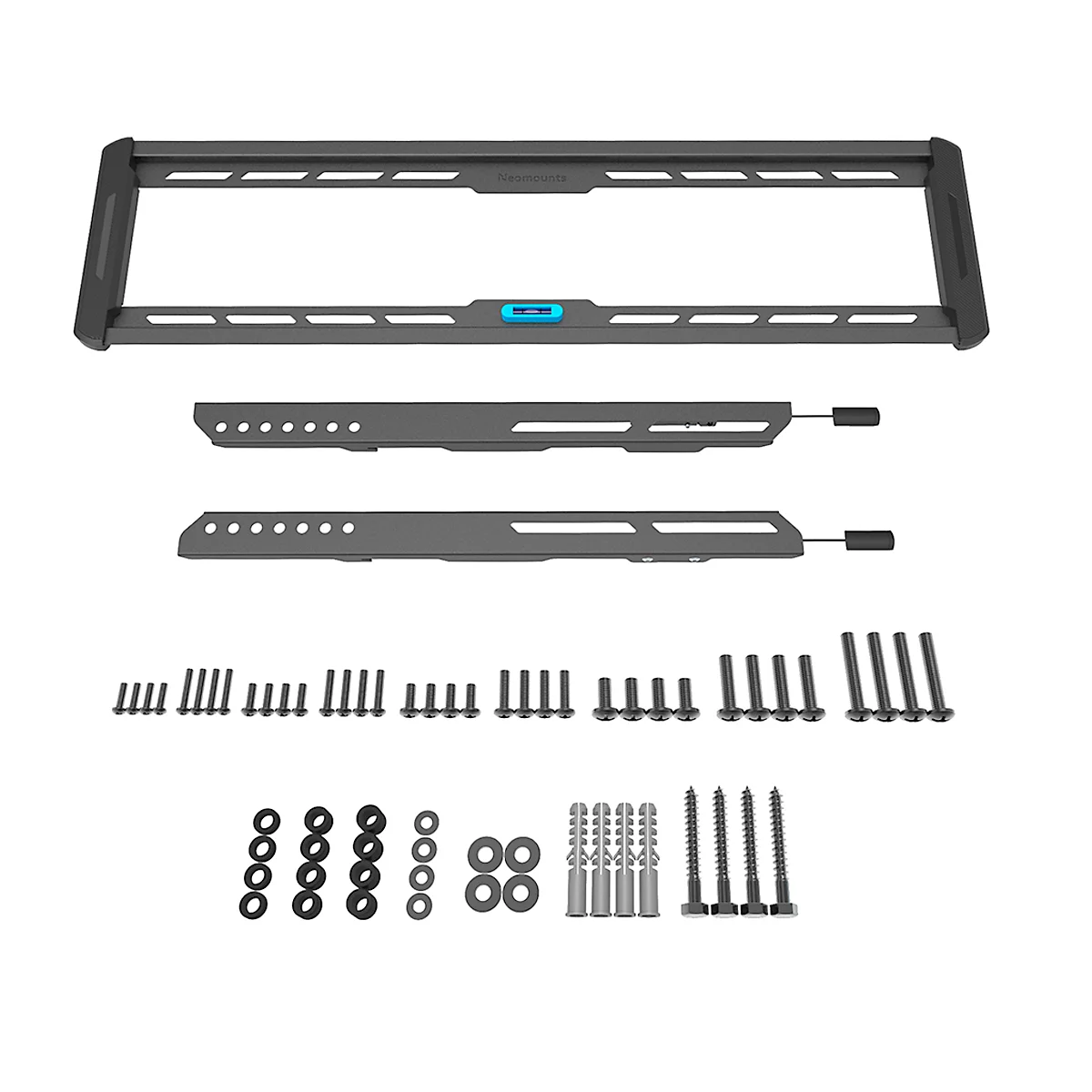 Support mural Neomounts® by Newstar WL35-550BL16, pour 1 écran 40-75' &amp; jusqu'à 70 kg, inclinable, verrouillable, VESA, 5 ans de garantie, noir