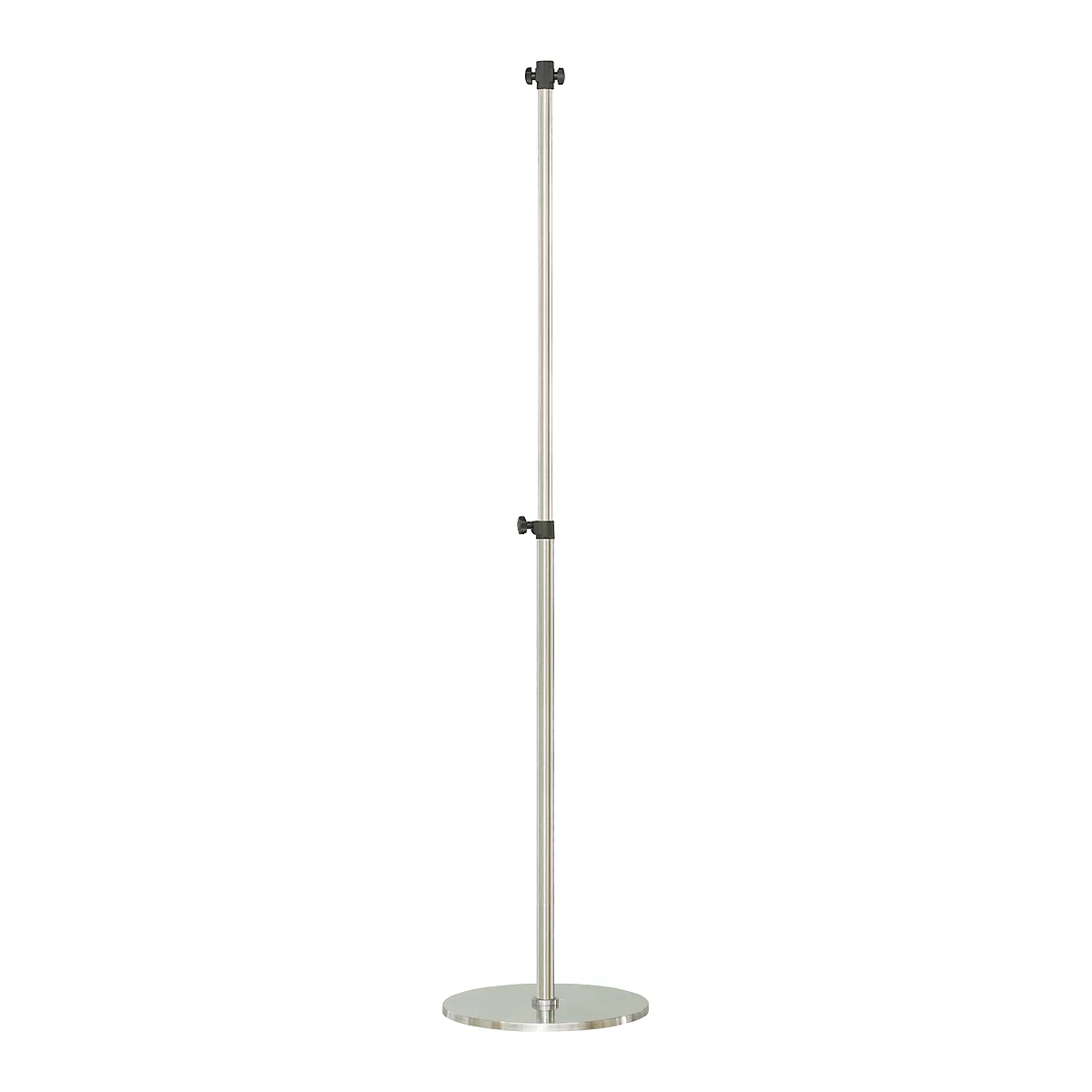 Support, pour dispositif de chauffage au carbone, argent, hauteur ajustable, Ø 450 x H 2050 mm