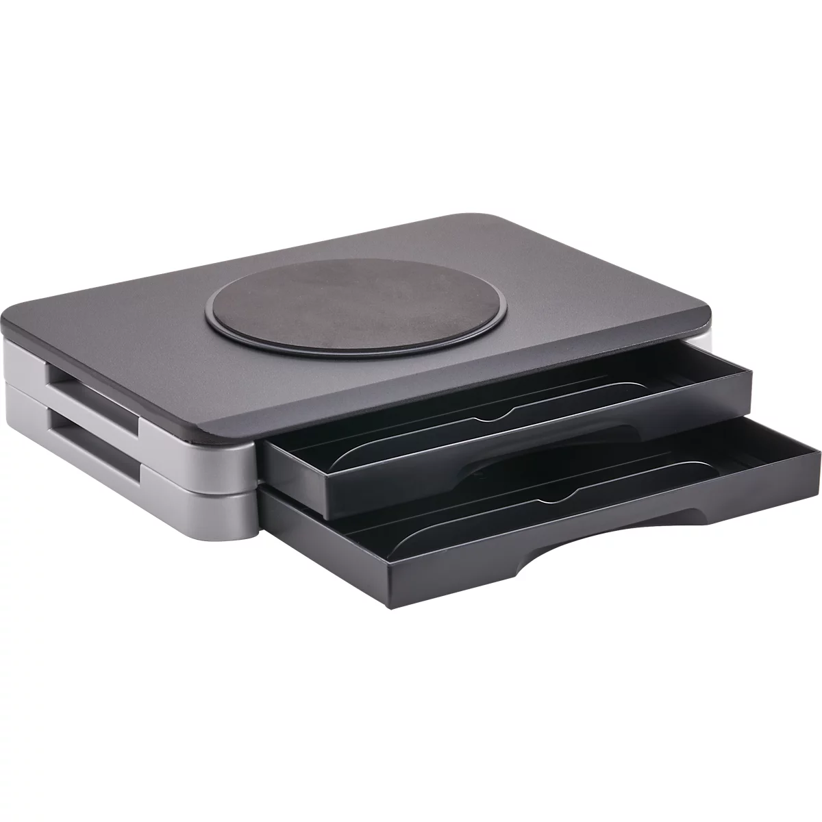 Support pour écran et imprimante jusqu'à 15 kg, l. 400 x P 300 x H 74 mm
