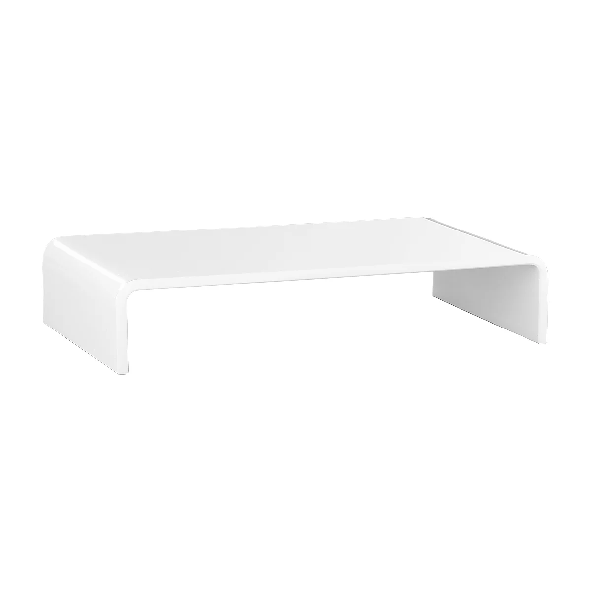 Support pour écran - l. 350 x P 230 x H 70 mm - en acrylique - blanc