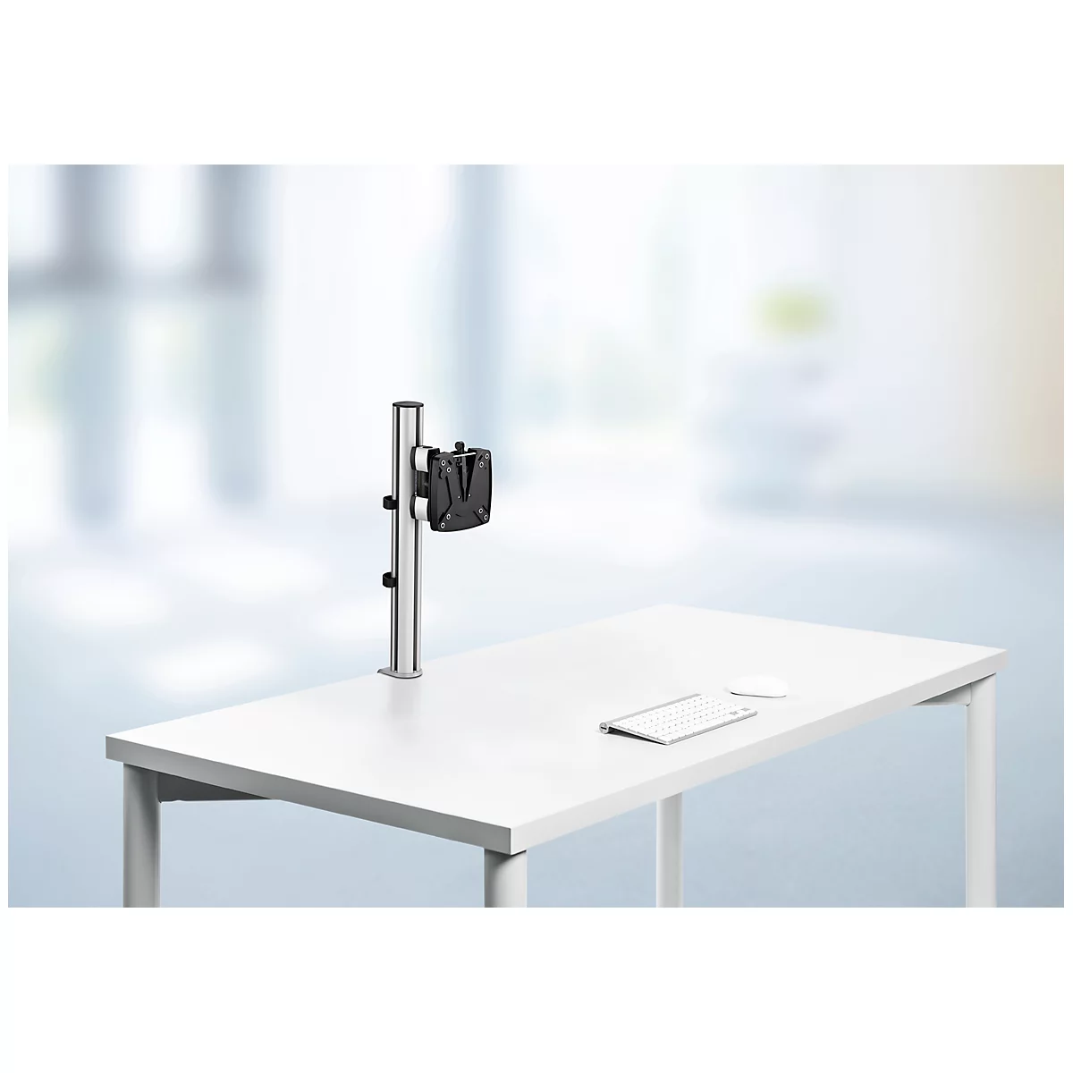 Support pour écran TSS Single 105 Novus, pince de 14 à 40 mm, H 445 mm, capacité de charge 15 kg