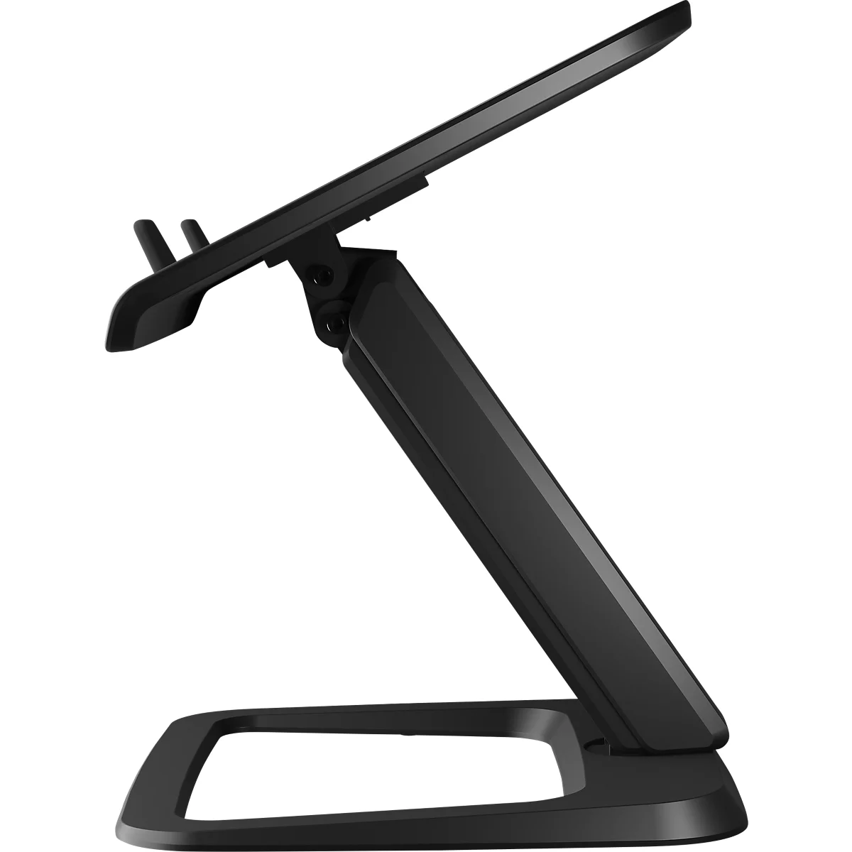 Support pour ordinateur portable Fellowes Hana™ LT, pour 1 ordinateur portable jusqu'à 19' &amp; jusqu'à 4,5 kg, réglable en hauteur/rotatif, gestion des câbles, L 342 x P 396 x H 102 mm, noir