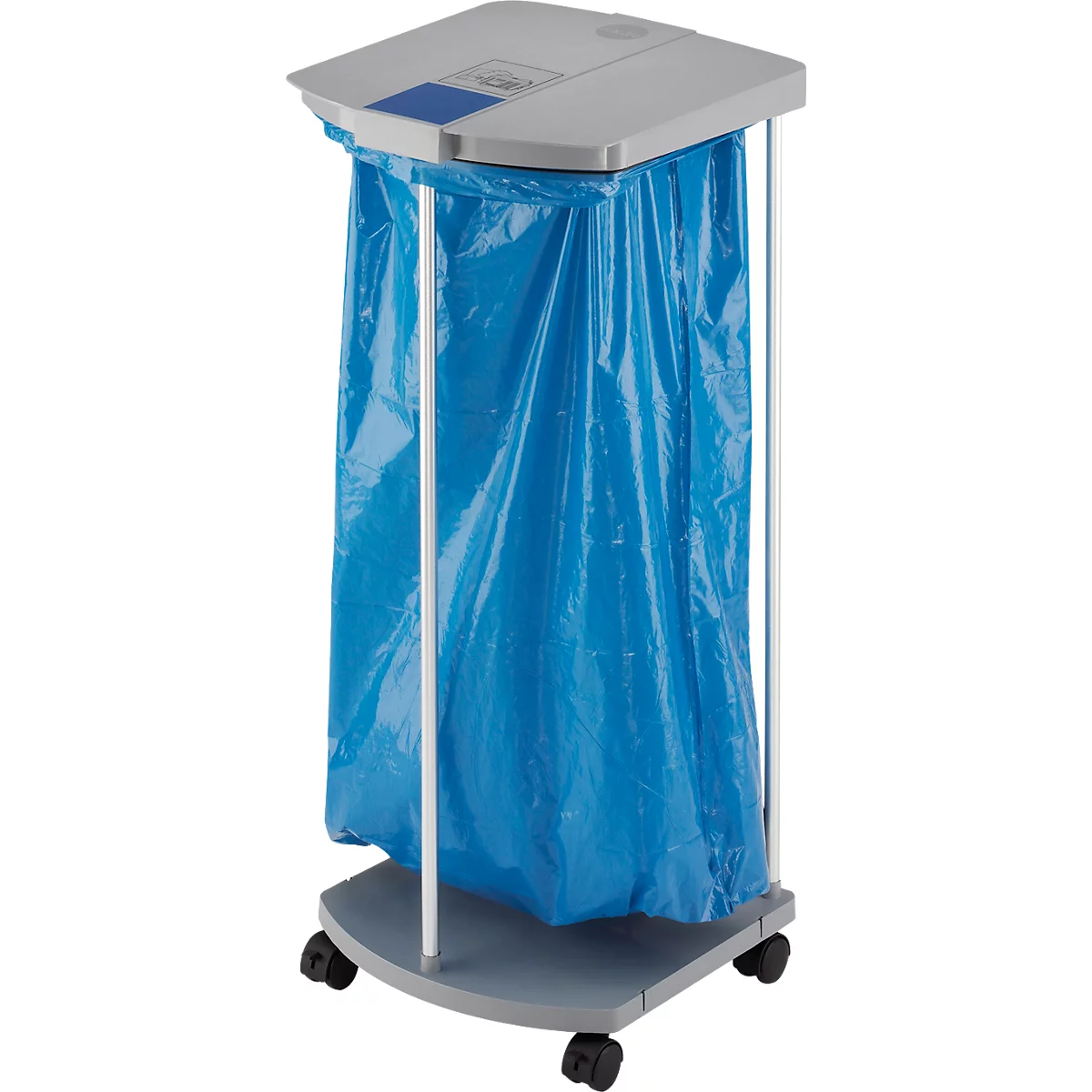 Sacs poubelle déchets lourds tri sélectif bleus 120 L, lot de 200