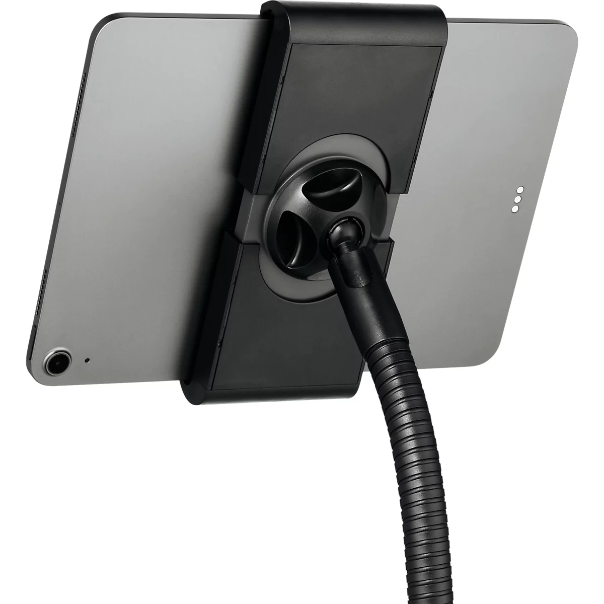 Support pour tablette Durable TOUGH FLOOR, pour 1 tablette de 7 à 13', support au sol, pivotant à 360°, guide-câble, antivol, noir