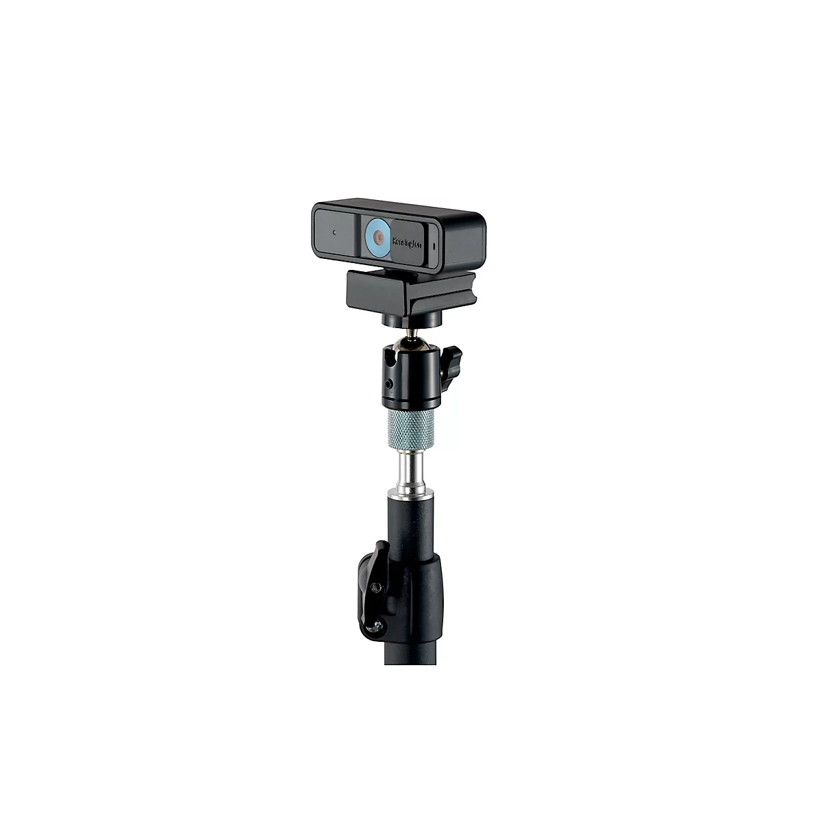 Support télescopique Kensington A1000, pince C, pour microphones/webcams/systèmes d'éclairage, réglable en hauteur, pivotant, noir