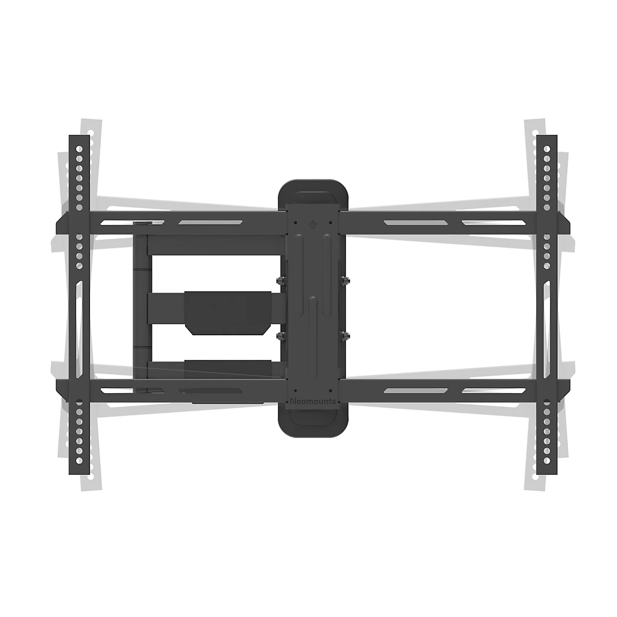 Support TV mural Neomounts by Newstar WL40-550BL16, pour écrans plats jusqu'à 65', jusqu'à 40 kg, inclinable et pivotant, VESA, noir