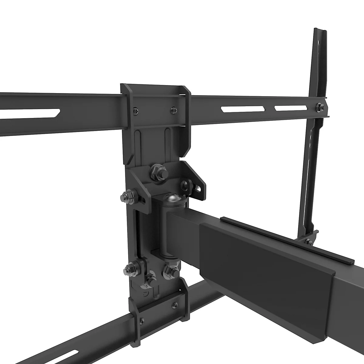 Support TV mural Neomounts by Newstar WL40-550BL16, pour écrans plats jusqu'à 65', jusqu'à 40 kg, inclinable et pivotant, VESA, noir