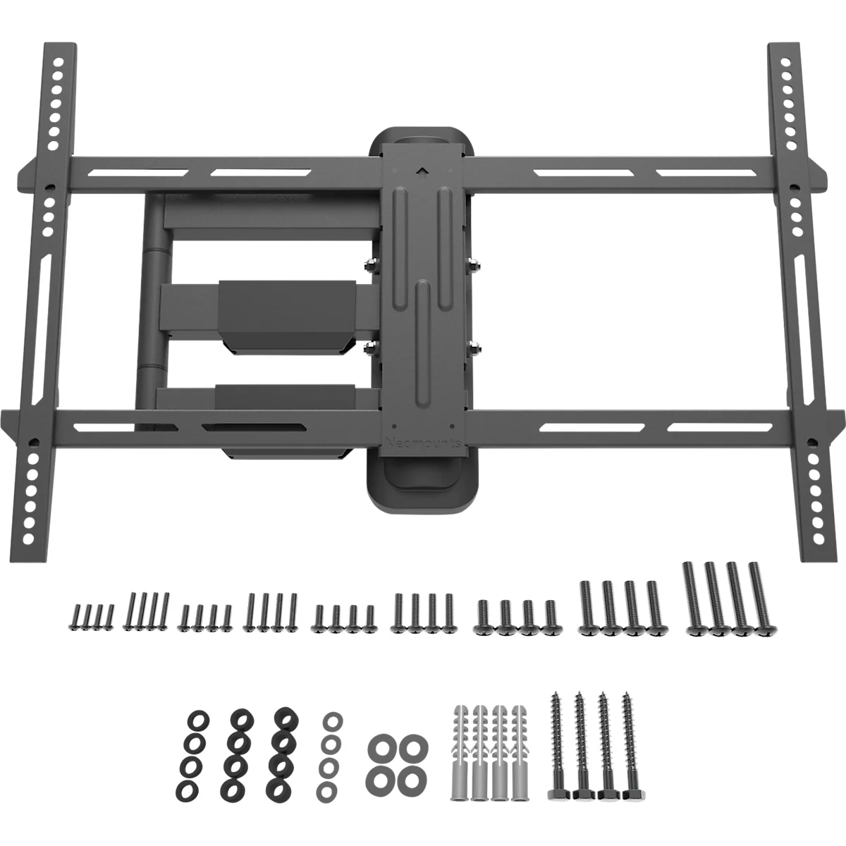 Support TV mural Neomounts by Newstar WL40-550BL16, pour écrans plats jusqu'à 65', jusqu'à 40 kg, inclinable et pivotant, VESA, noir