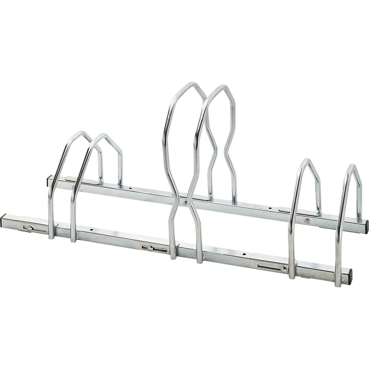 Porte-vélos en métal pour garer les vélos en toute sécurité.