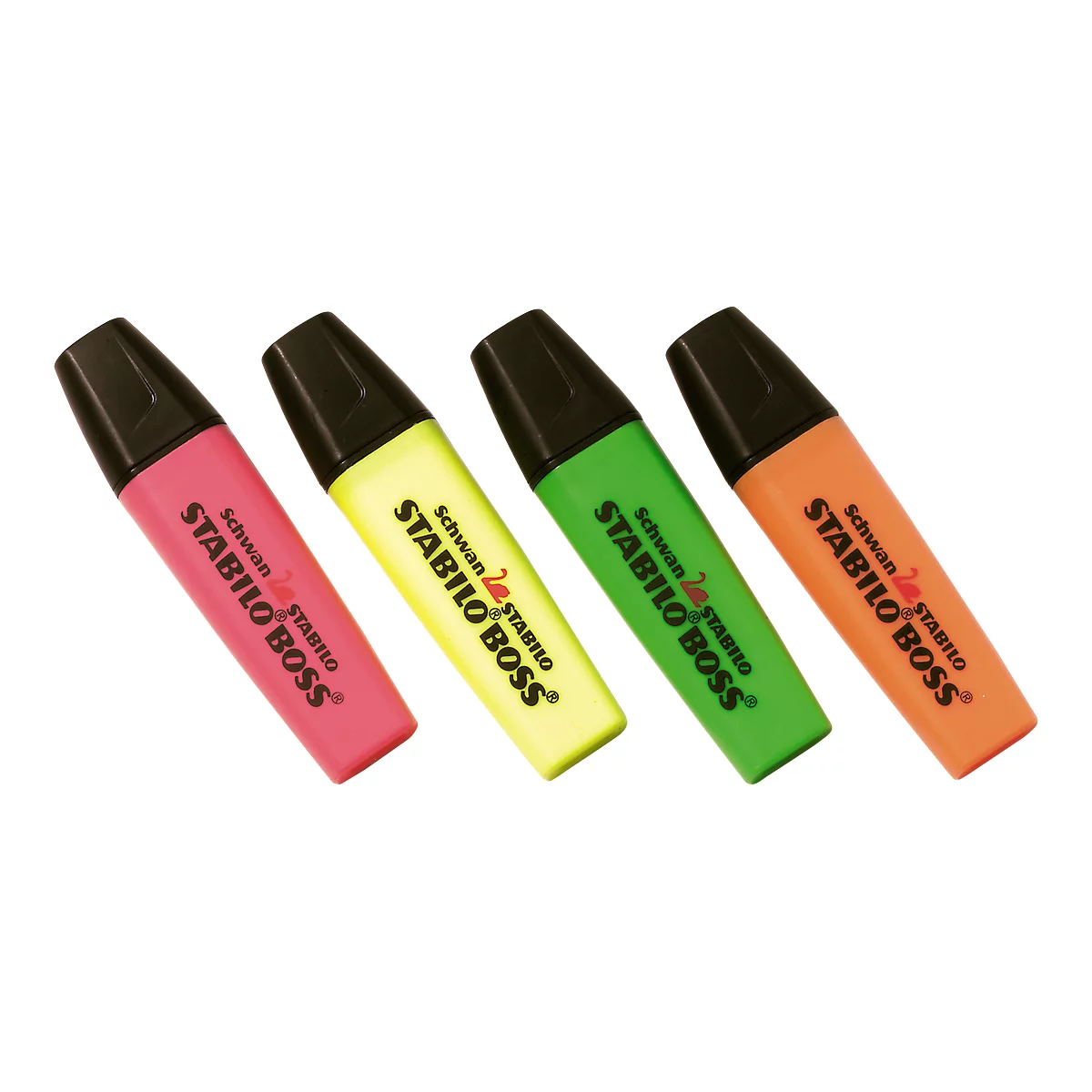 Surligneur BOSS Original STABILO®, couleurs assorties, 4 p.