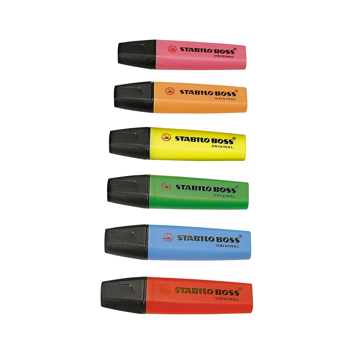 Surligneur BOSS Original STABILO®, couleurs assorties, 6 p.