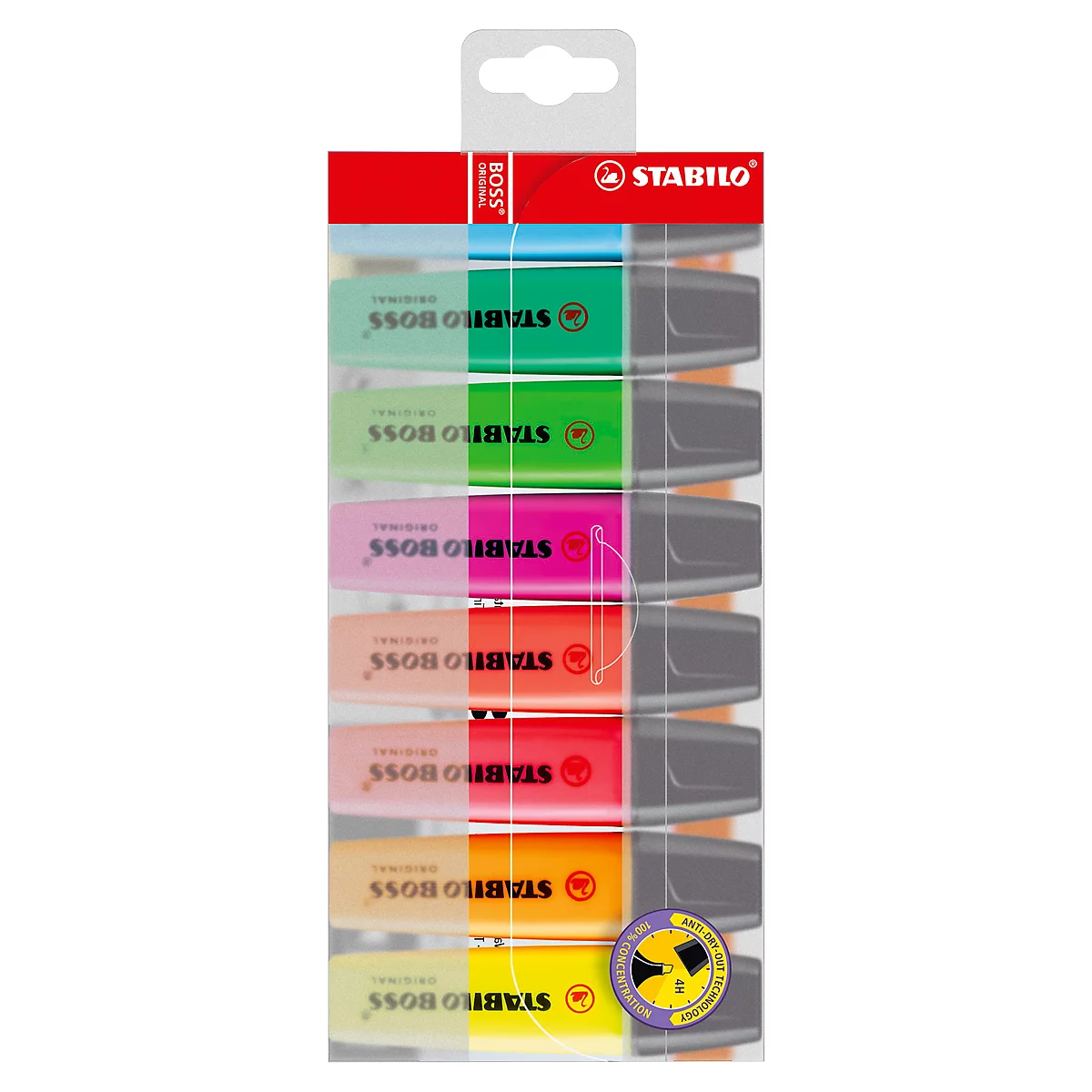 Surligneur BOSS Original STABILO®, couleurs assorties, 8 p.