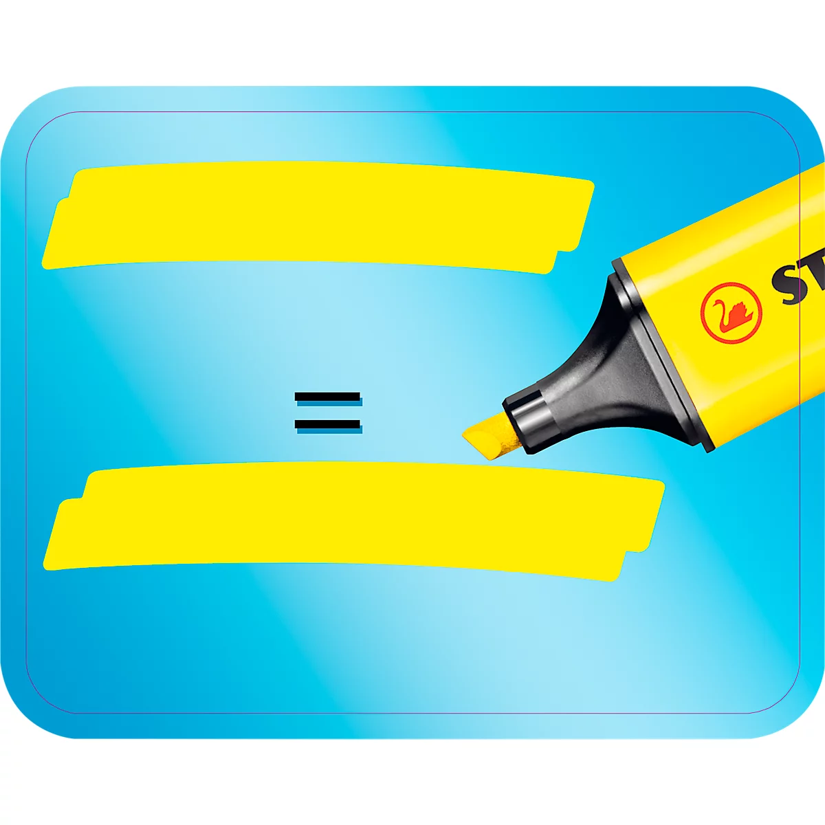 Surligneur BOSS Original STABILO®, jaune, 10 p.