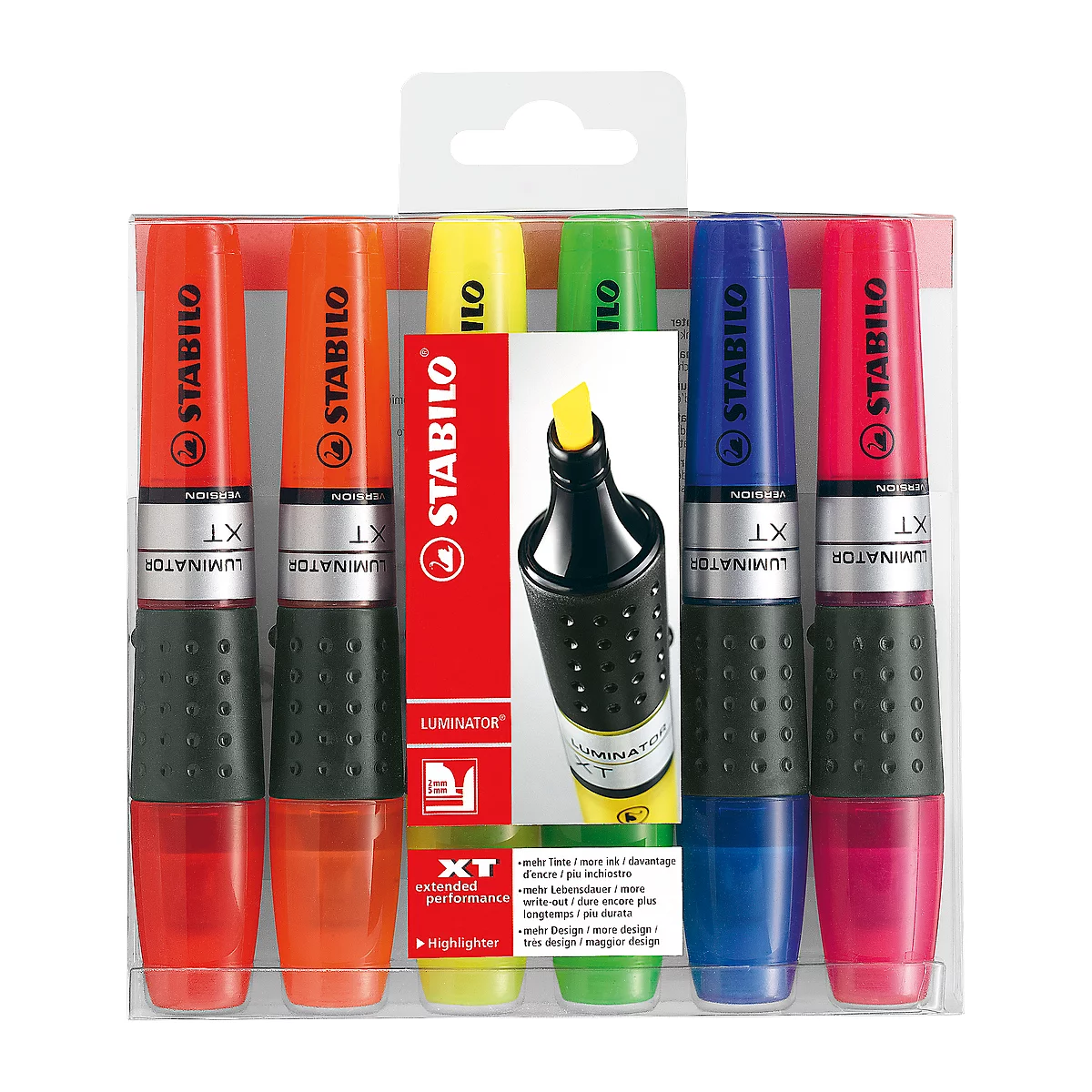 Surligneur Luminator STABILO®, lot de 6