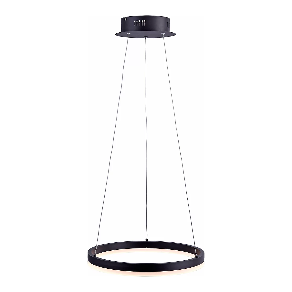 Suspension à LED TITUS, réglable en hauteur, intensité lumineuse variable en continu, LED interchangeables, Ø 400 mm