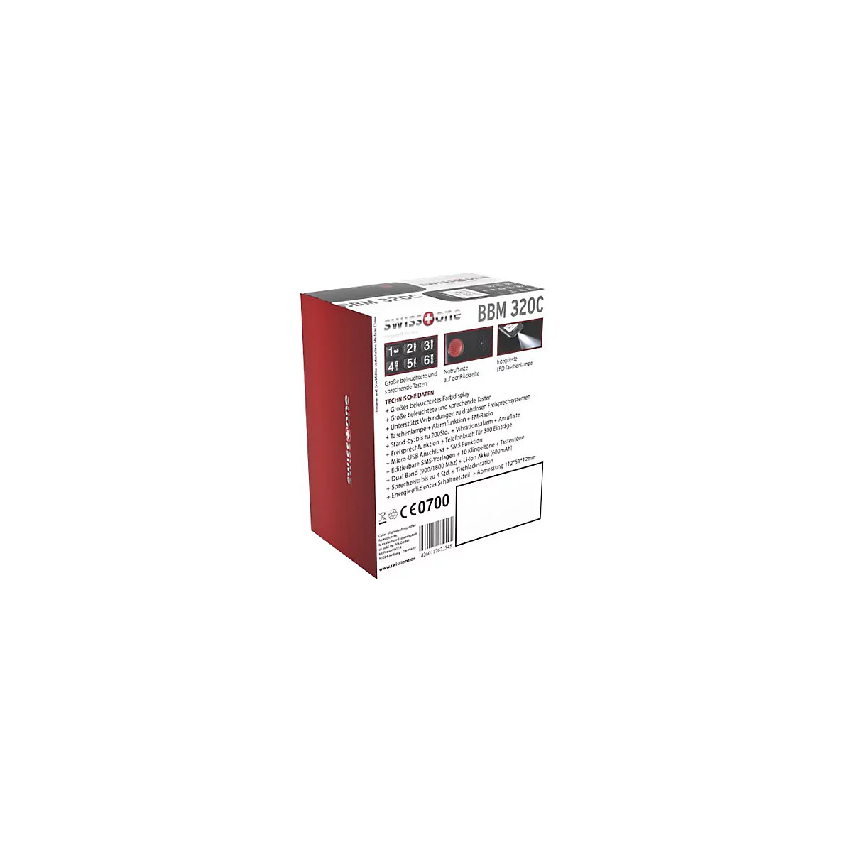 Swisstone BBM 320c - Feature Phone - microSD slot - 128 x 160 Pixel