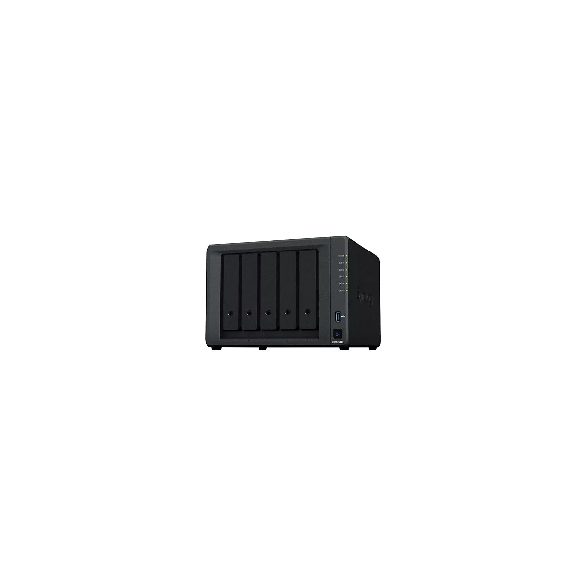 Synology Disk Station DS1522+ - NAS-Server - 5 Schächte - SATA 6Gb/s - RAID 0, 1, 5, 6, 10, JBOD - RAM 8 GB