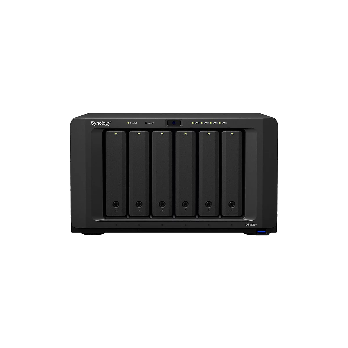 Synology Disk Station DS1621+ - NAS-Server - 6 Schächte - SATA 6Gb/s - RAID 0, 1, 5, 6, 10, JBOD - RAM 4 GB