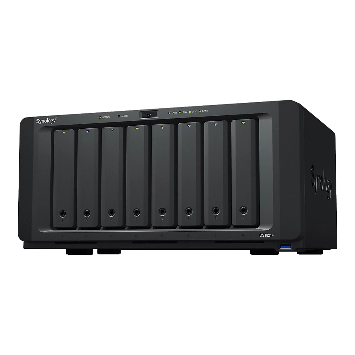 Synology Disk Station DS1821+ - NAS-Server - 8 Schächte - 96 TB - SATA 6Gb/s / eSATA - HDD 12 TB x 8