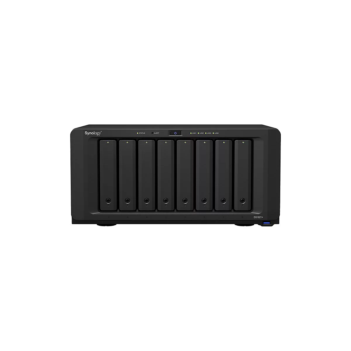 Synology Disk Station DS1821+ - NAS-Server - 8 Schächte - SATA 6Gb/s - RAID RAID 0, 1, 5, 6, 10, JBOD - RAM 4 GB