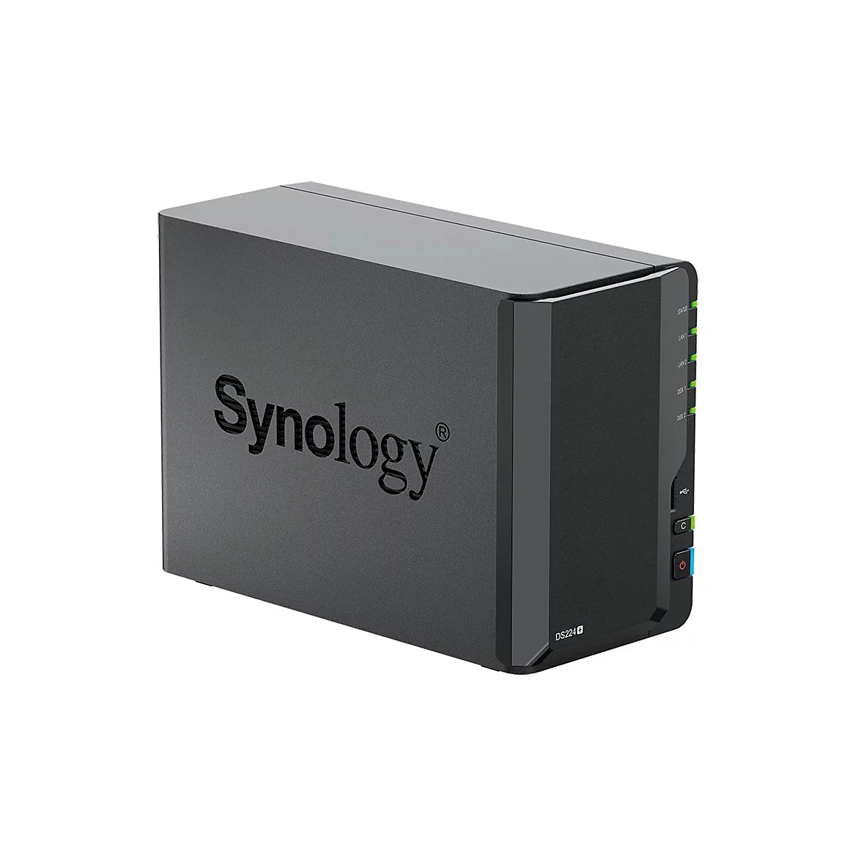 Synology Disk Station DS224+ - NAS-Server - RAID 0, 1, JBOD - RAM 2 GB - Gigabit Ethernet - iSCSI Support